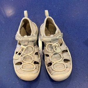 Keen silver shoes